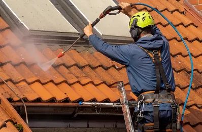 Démoussage et hydrofuge de toiture à Reculfoz